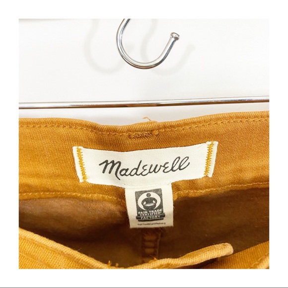 NEW Madewell 9” Mid Rise Skinny Leg Button Front Garment Dyed Jeans - Picture 11 of 14